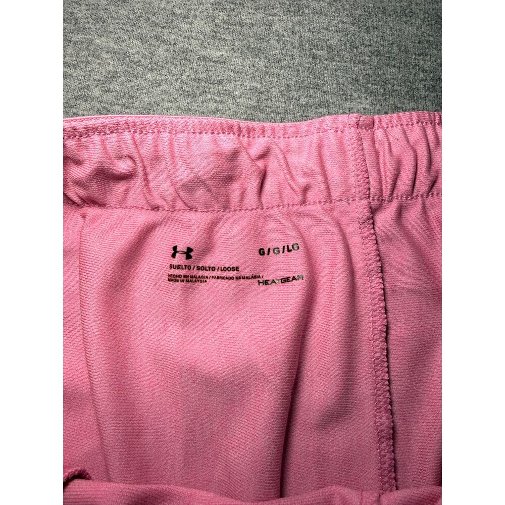 Under Armour Women’s Athletic Shorts-Large/Pink/Loose/Running/Gym/Pockets - Picture 8 of 12